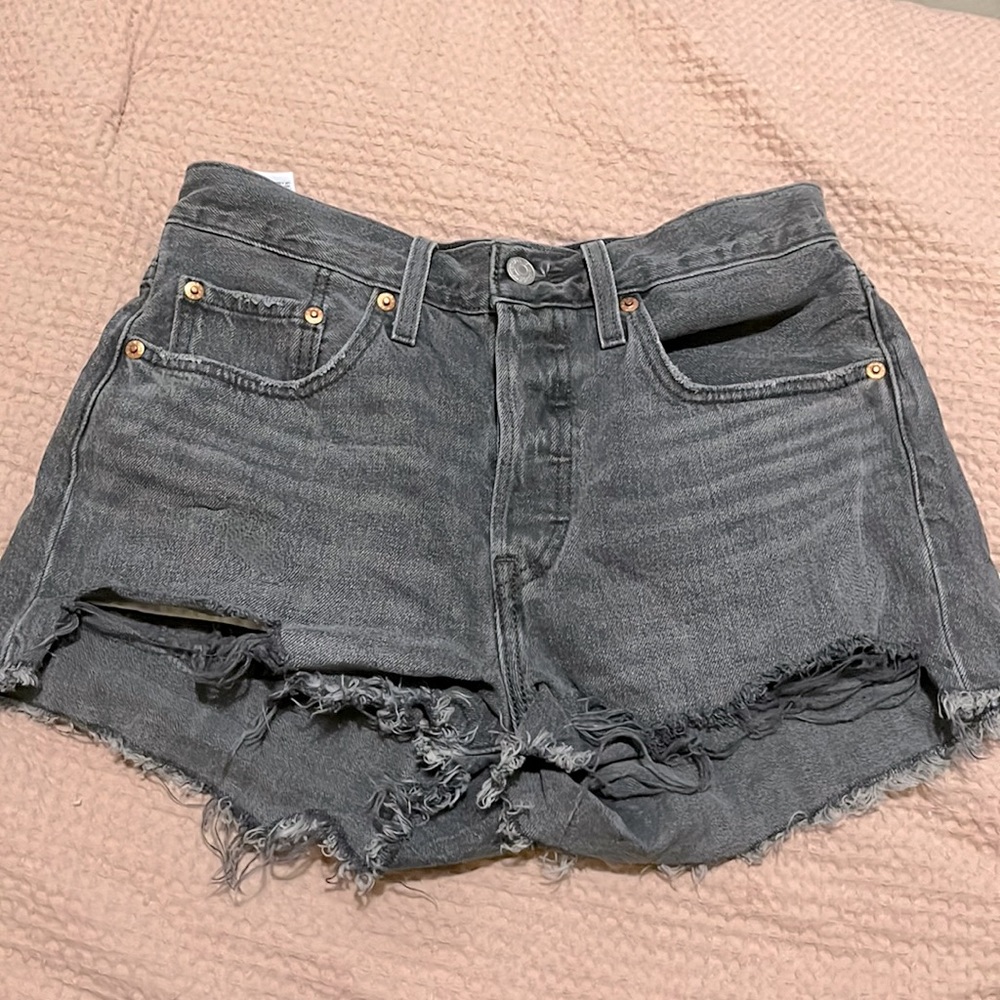levis 501 denim shorts